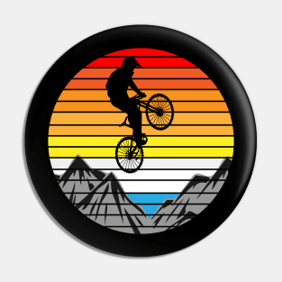 Vintage Mountainbike Design Pin