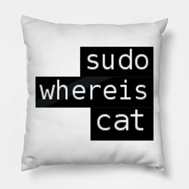 Sudo whereis cat Pillow by findingNull