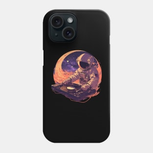 dj astronaut Phone Case