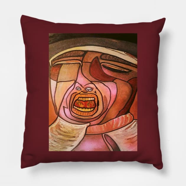 EL MIEDO DEL TORERO Pillow by JUANGOMY