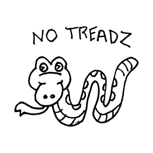 No Treadz Snake T-Shirt