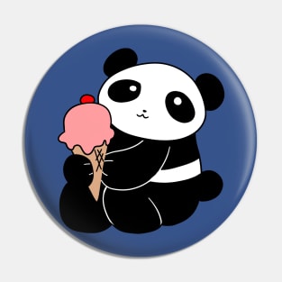 Icecream Panda Pin