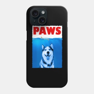 Siberian Symphony Husky PAWS, Urban Canine Couture Tee Delight Phone Case