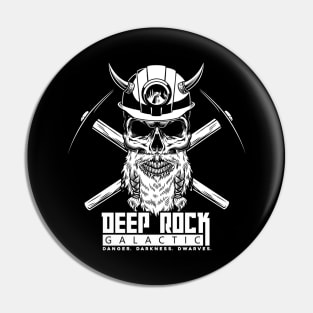 Deep Rock Galactic (Black Print) Pin