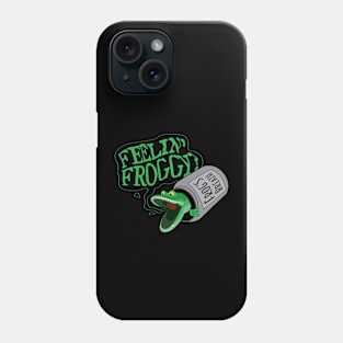 Feelin' Froggy? Goth Frog Phone Case