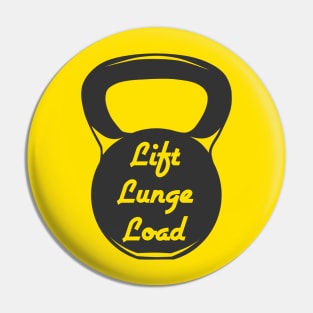 Kettlebell - lift, lunge, load Pin