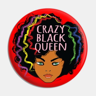 crazy black queen 5 Pin