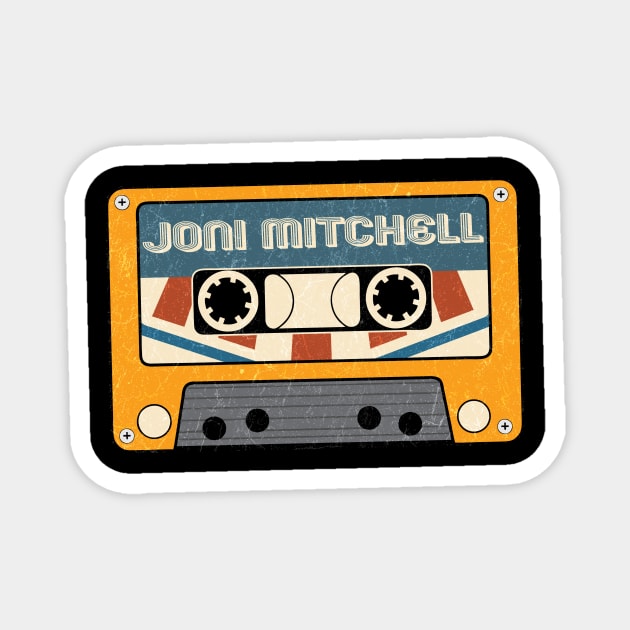 Cassette vintage Joni Mitchell Magnet by bardo_bardon