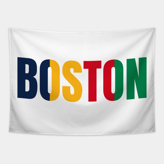 Boston Sports Tapestry by Mollie