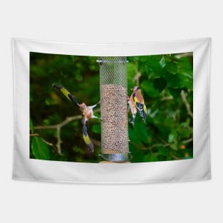 Squabbling Goldfinches Tapestry