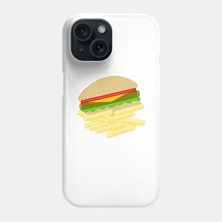 CHEESEBURGERS And Fries Phone Case