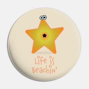 Beachin' Starfish Pin