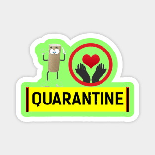 I Love Quarantine Magnet