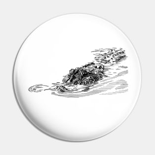 Crocodile Ink Drawing Pin