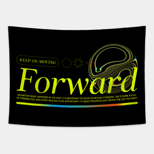 Keep Moving Forward Positivity Motivation Inspirational Tapestry