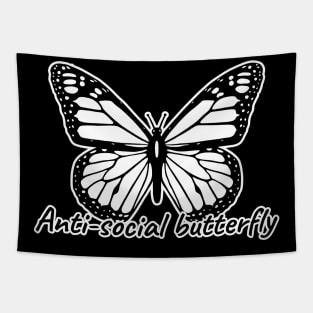 Anti-social butterfly Tapestry