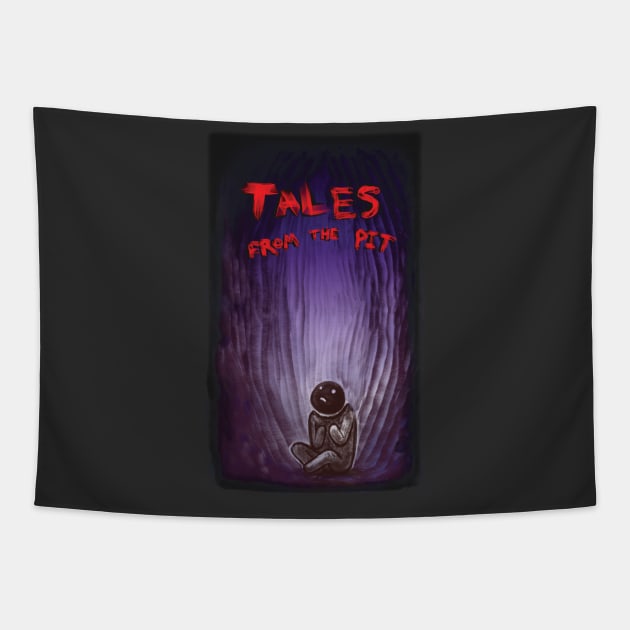 Tales from the Pit Logo Tapestry by The Small Beans Store