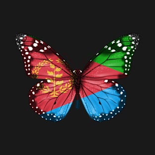 Eritrean Flag  Butterfly - Gift for Eritrean From Eritrea T-Shirt