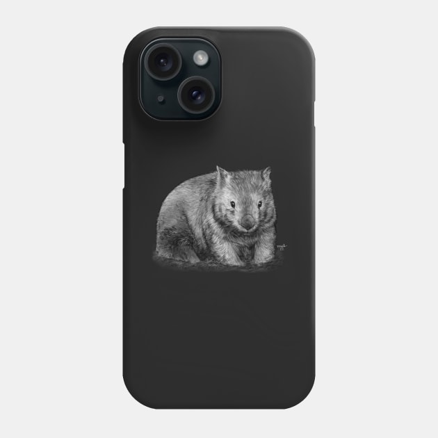 Wombat Phone Case by TeaAndMisery