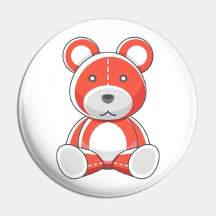 Cute and Funny Teddy Bear Lover Pin