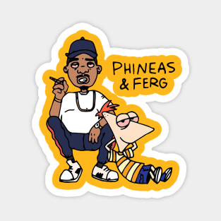 phineas and ferg Magnet