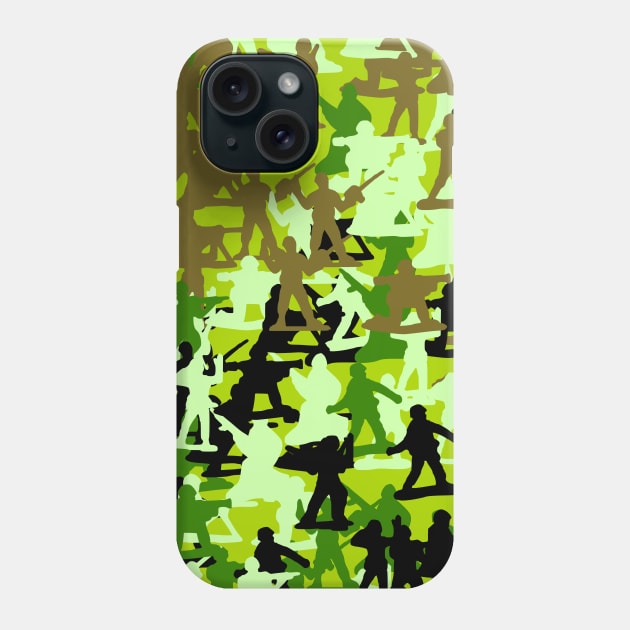 Camouflage Green Soldier Army Man Phone Case by inotyler