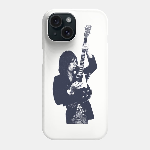 Jeff Beck Guitarist Phone Case by BackOnTop Project