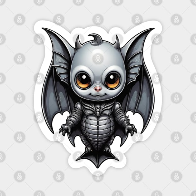 Sci-fi Bat 2 Magnet by Grave Digs