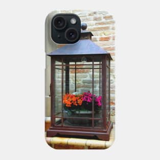 Lantern with flowers in Grottammare Alta Phone Case