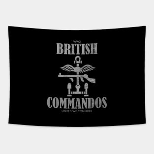 WW2 British Commandos (distressed) Tapestry