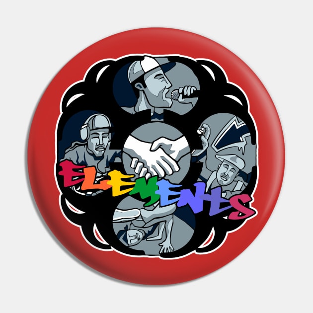 The Four 4 Elements Of Hip-Hop Pin by Geraldines