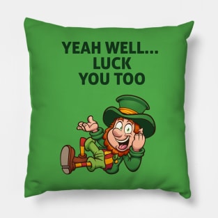 Lucky leprechaun Pillow