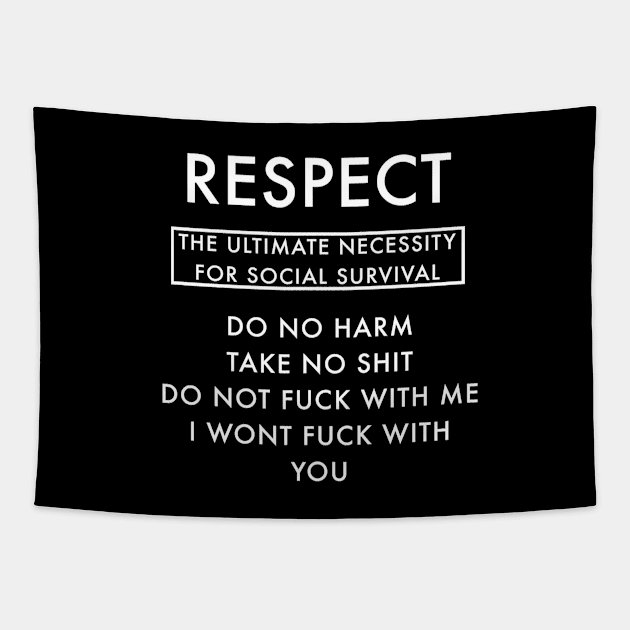 RESPECT Tapestry by BUNNYDETH