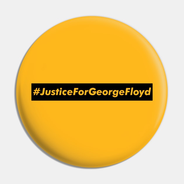 Justice for George Floyd Pin by VanTees