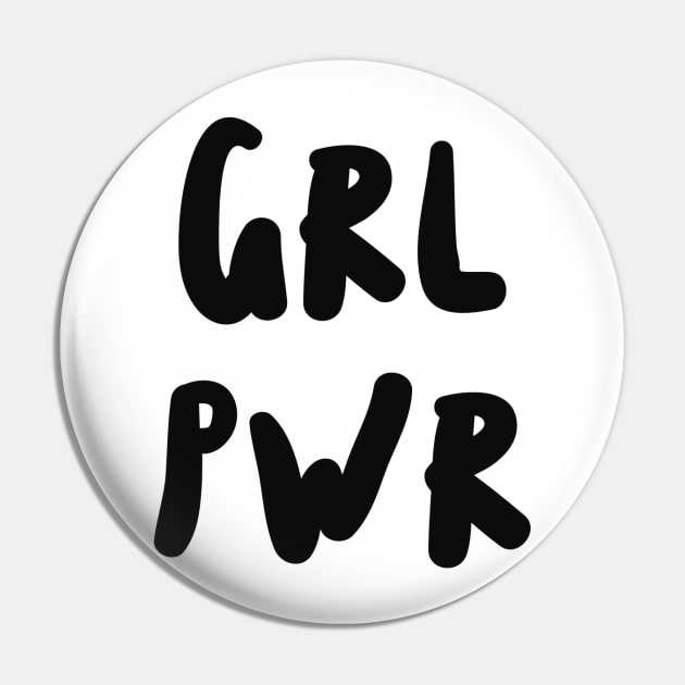 GRL PWR Pocket Pin by RobinBobbinStore