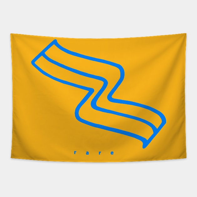 RARE FLAG (blue) Tapestry by freshmodo