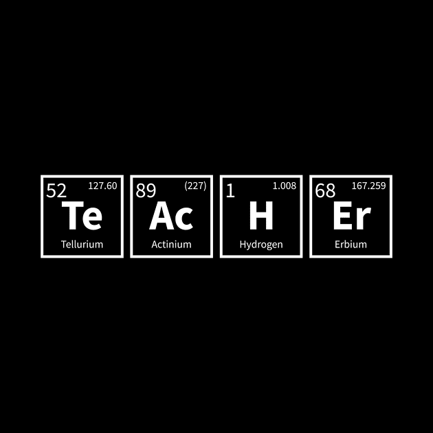 Teacher Funny Gift For A Chemistry Teacher by MerchAndrey