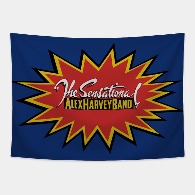 Sensational Alex Harvey Band Tapestry by ElijahBarns