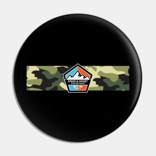 Camo Pentagon Pin