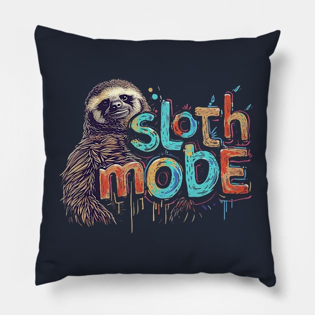 sloth Pillow by StevenBag