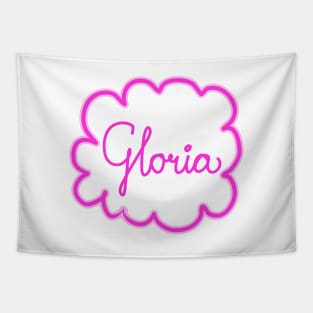 Gloria. Female name. Tapestry