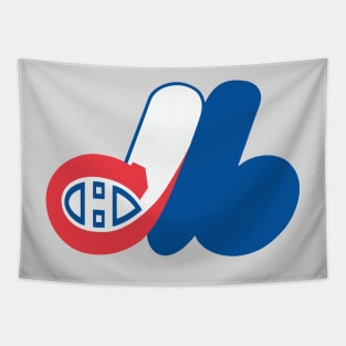 Habs - Logo Mashup Tapestry