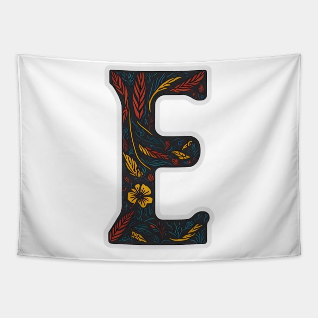 Letter E (I) Tapestry by design19970