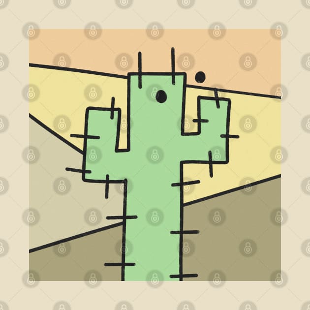 Abstract Cactus by BKArtwork