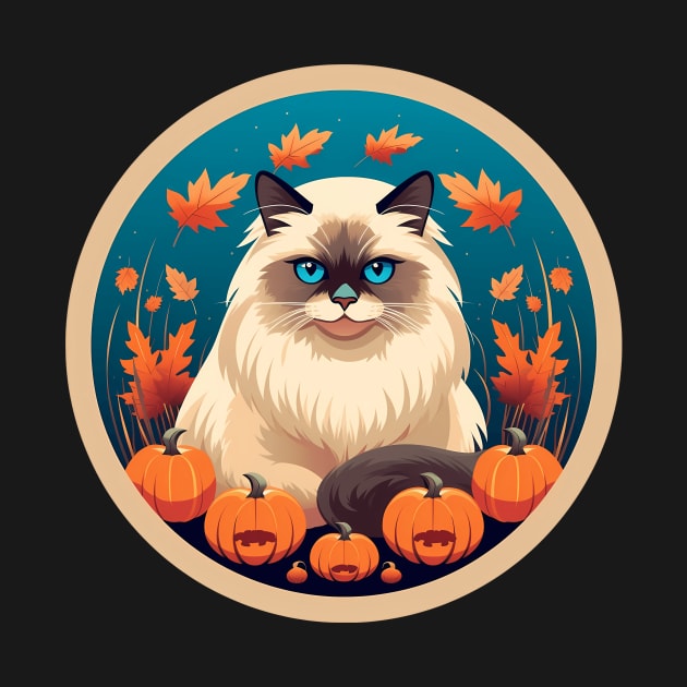 Birman Cat Halloween, Cat Lover by dukito