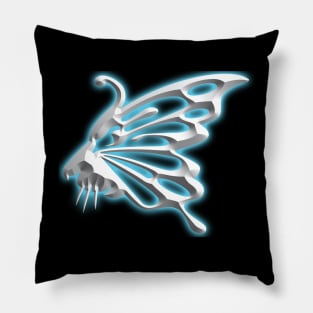 Wolf and butterfly 3d super soft blend drawing cute cool colorful Pillow