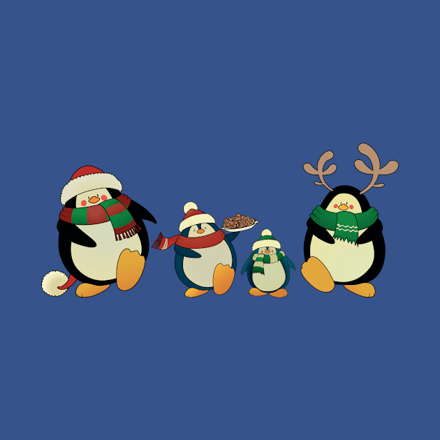 Penguin family by mangulica