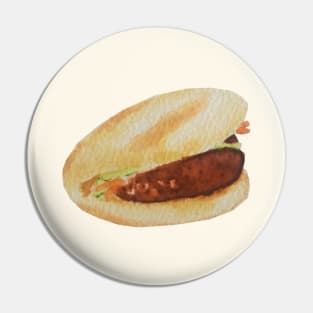 Watercolour Peking Duck Bun Pin