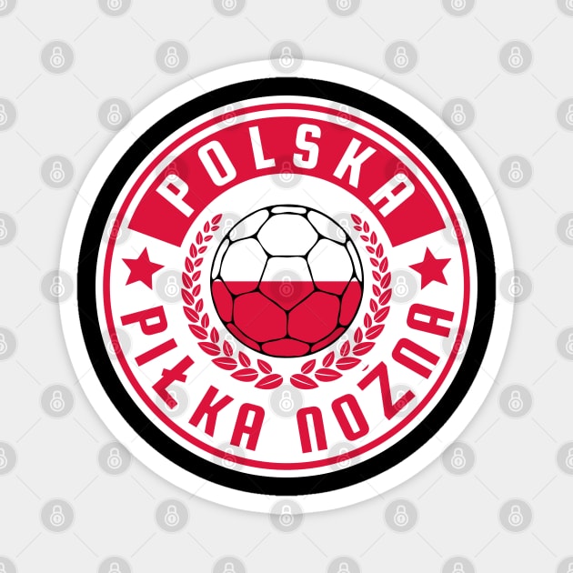 Polska Football Magnet by footballomatic