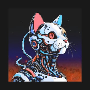 Cyborg Cat T-Shirt